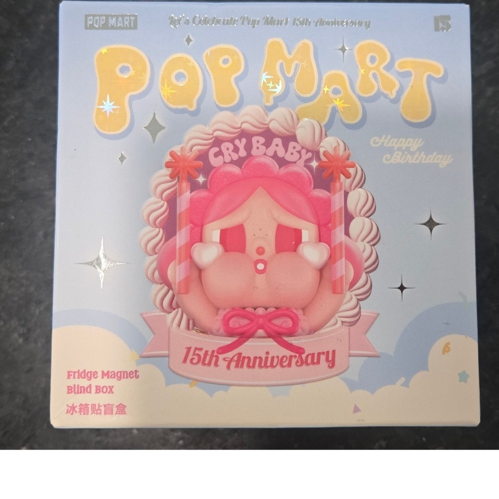 Pop Mart Crybaby 15th Anniversary Celebrating the Moment Fridge Magnet Blind Box